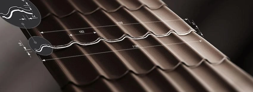 tile effect roofing sheets zefir