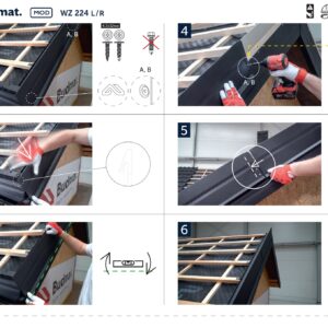 Outer barge flashing WZ 224 L/R