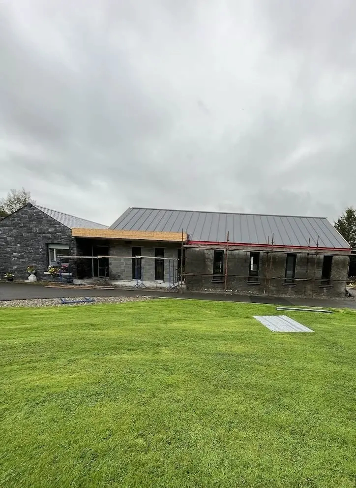 Standing seam metal roof Limerick