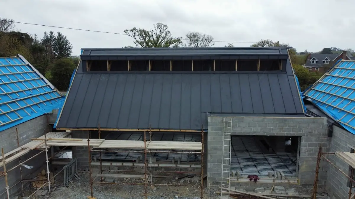 Standing seam metal roof Wexford